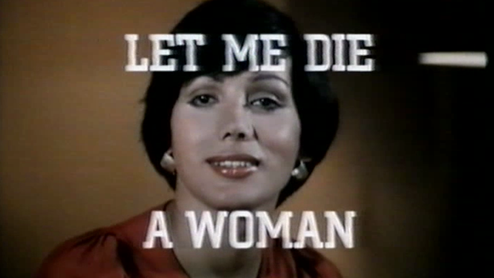 let me die a woman title