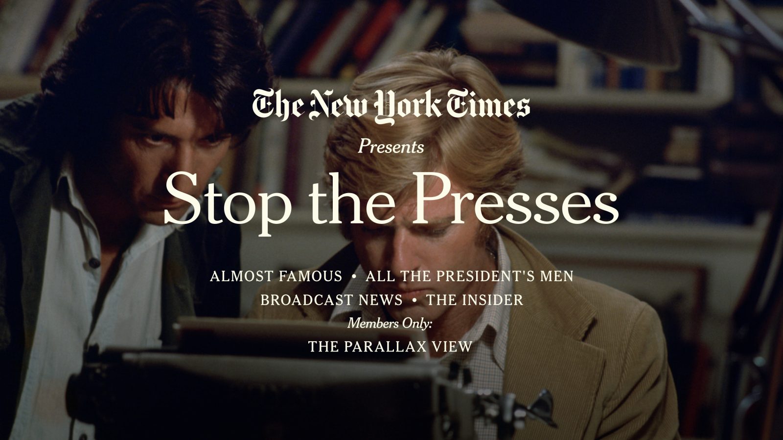 The New York Times presents Stop the Presses